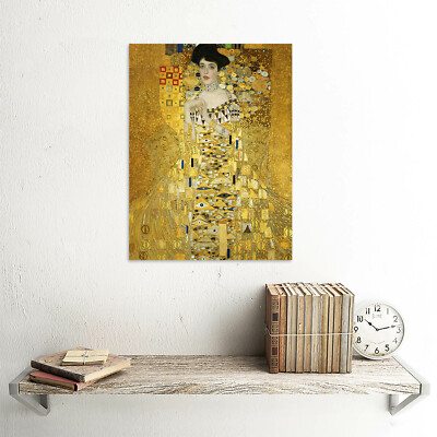 Kit Peinture Par Numéro Adele Bloch Bauer De Klimt - Toile 40,6x50,8 Cm, Avec Ou Sans Cadre - 9
