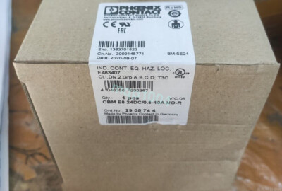 1PC New Phoenix Electronics Circuit Breakers CBM E8 24DC/0.5-10A NO-R 2905744