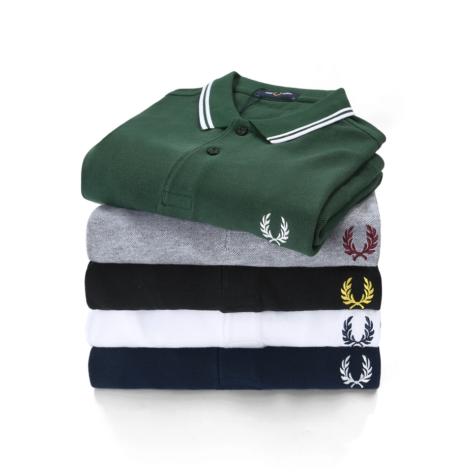 Uomo Polo-Fred Perry Short Sleeve Mesh Regular Polo Shirt Slim Fit Multicolore  - Immagine 2 di 4