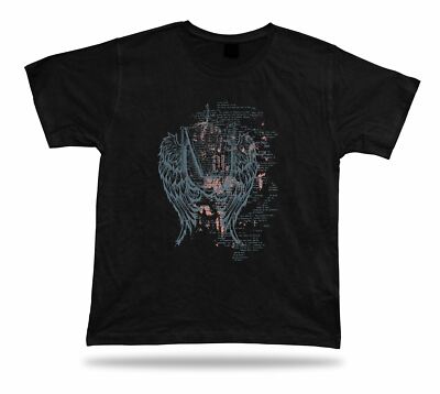 Angel Wings and Shield stylish vector unique t shirt tee modern design apparel