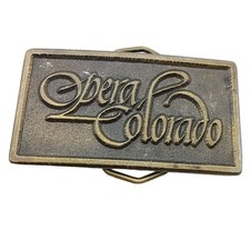 Vintage Opera Colorado SPEC CAST Belt Buckle Collectible Western Accessory