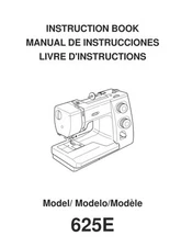 On CD  * JANOME 625e * Instruction manual or Service manual & Parts