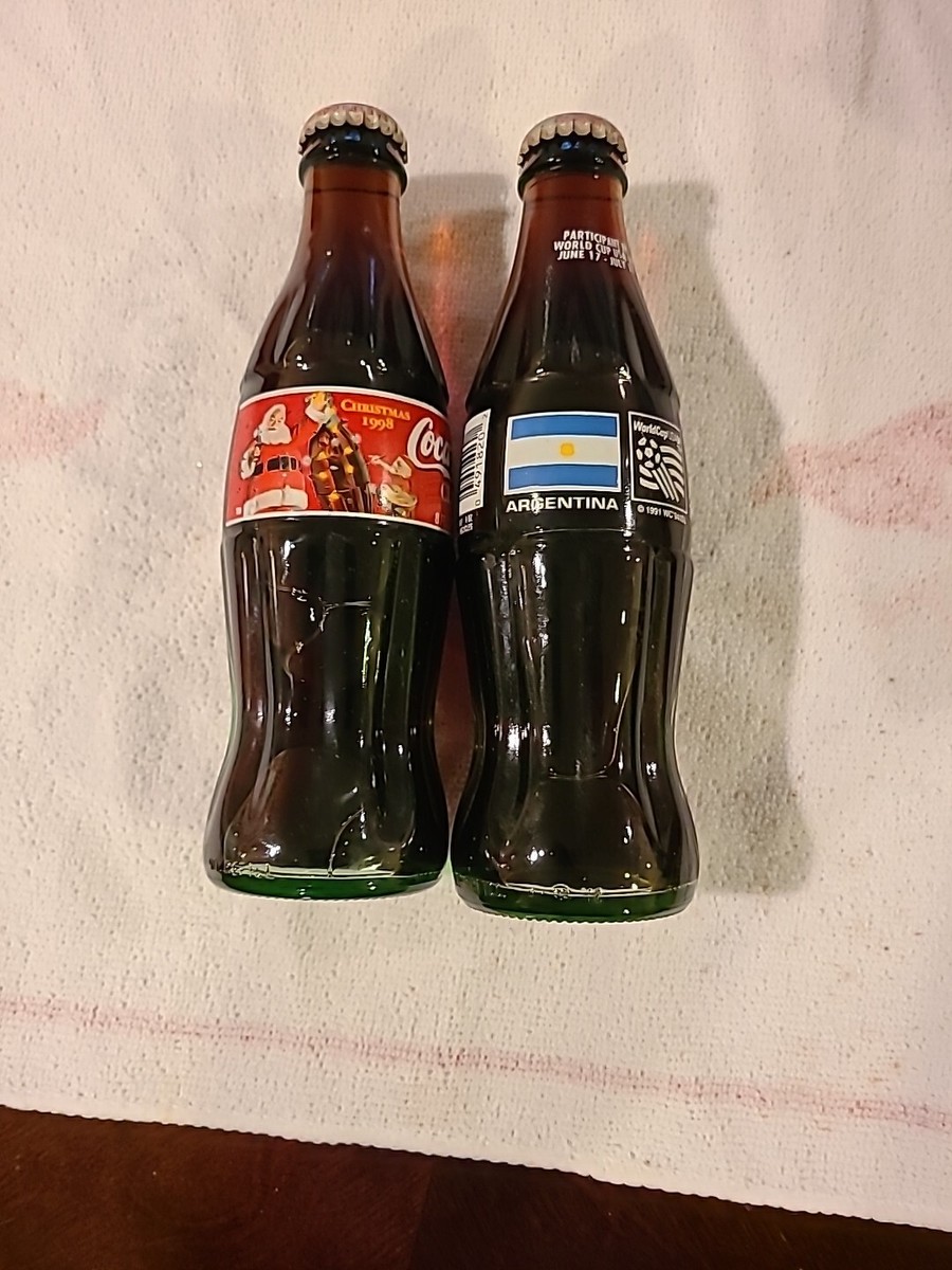 World Cup USA 1994 ARGENTINA - Coca-Cola Bottle Y Christmas 1998