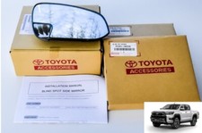 Genuine Pc401-0k035 Blind Spot Side Mirror For Toyota Hilux 2015-2024 2 Pcs
