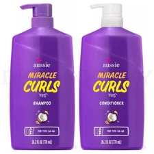Aussie Miracle Curls Shampoo and Conditioner Dual Pack 26.2 oz