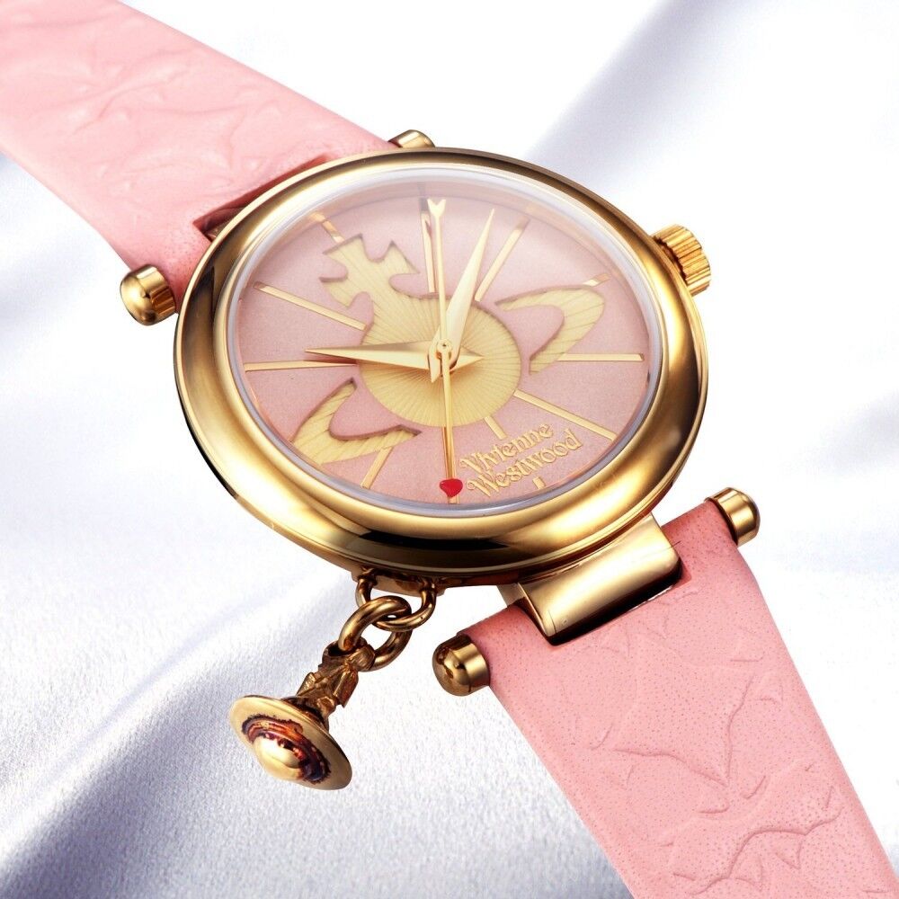 Vivienne Westwood Ladies Watch Orb II VV006PKPK Pink Leather Vivienne Westwood Ladies Watch Orb II VV006PKPK Pink Leather
