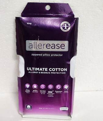 King Size AllerEase Ultimate Comfort Pillow Protector - New