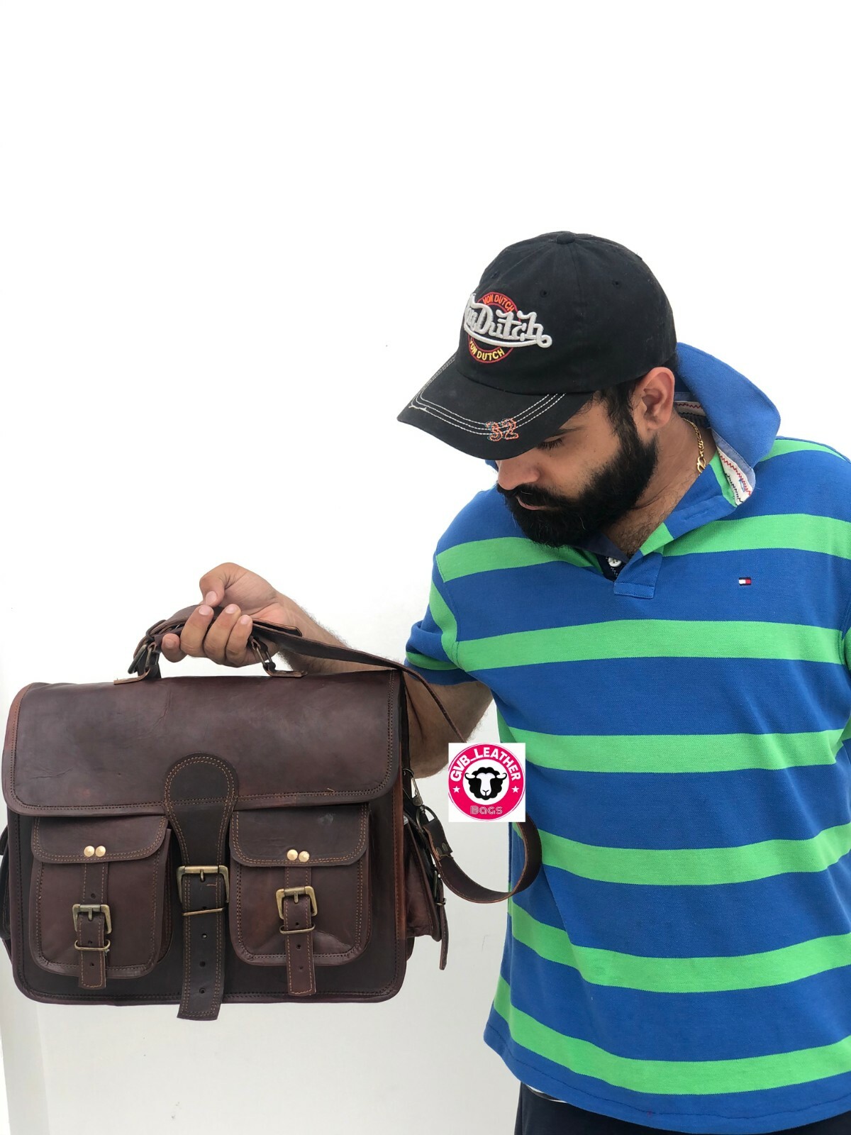 Hombres Universal Cuero Vintage Bandolera Cartera Hombro Escuela Maletín Bolsa