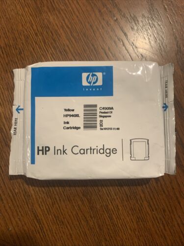 HP #940XL Yellow Ink Cartridge C4909AN Genuine New Unopened