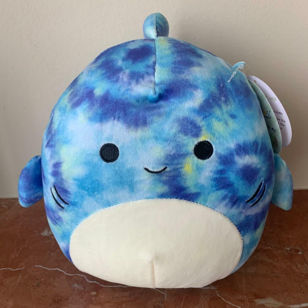 tie dye squishmallow shark