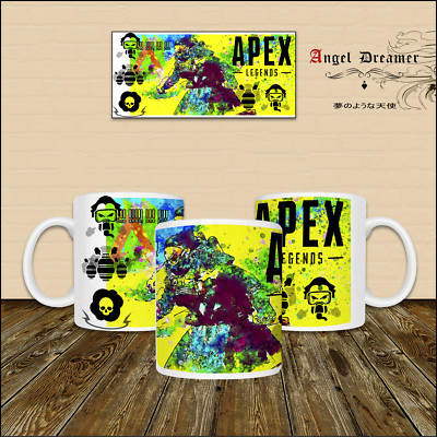 MUG TASSE APEX Legends Caustic Jeu vidéo Gamers Joueurs Geek Style Peinture