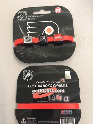 PHILADELPHIA FLYERS NHL ROXO CHARM BRACELET GET ONE OR TWO! FREE SHIPPING