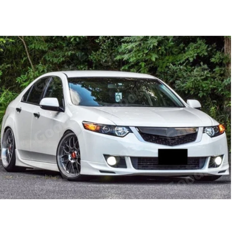 Compatível com Acura TSX 2009-2014 PU Preto Extensão Estilo Tipo-S Saias Laterais Kit Corpo - Imagem 3 de 4