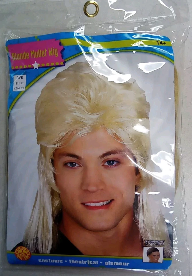 Peluca Rubí Salmonete Rubia Disfraz Adulto, Teatral, Glamour Hillbilly Años 70 80 Foto 2 de 3