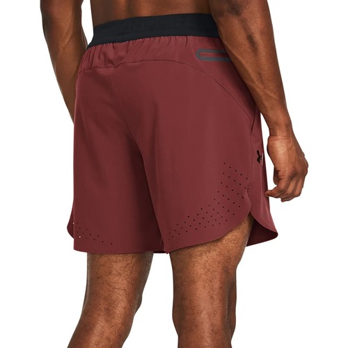 Under Armour Peak Woven Men's XL Shorts Cinna Red/Black X-Large Running - Picture 2 of 9