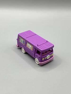 Polly Pocket Bluebird 1994 Stable on the Go Out'n About Bus Lila