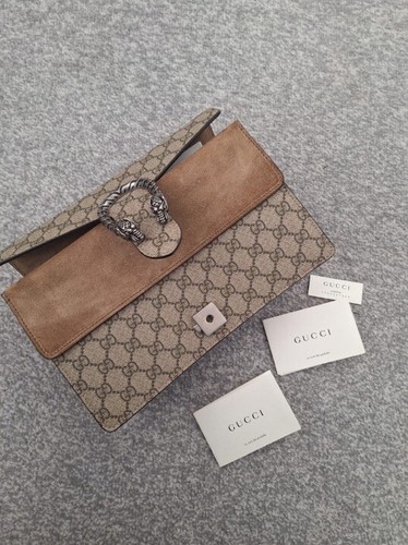 GUCCI Dionysus Beige Small Shoulder Bag 499623 RRP £2400 100% Authentic - Picture 10 of 15