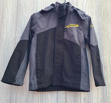 Kid's CB Sports Ski Jacket w/hood Black Gray Child's Size Small 8 Cold Winter