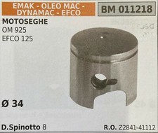 PISTONE COMPLETO EMAK - OLEO MAC - DYNAMAC - EFCO BM011218