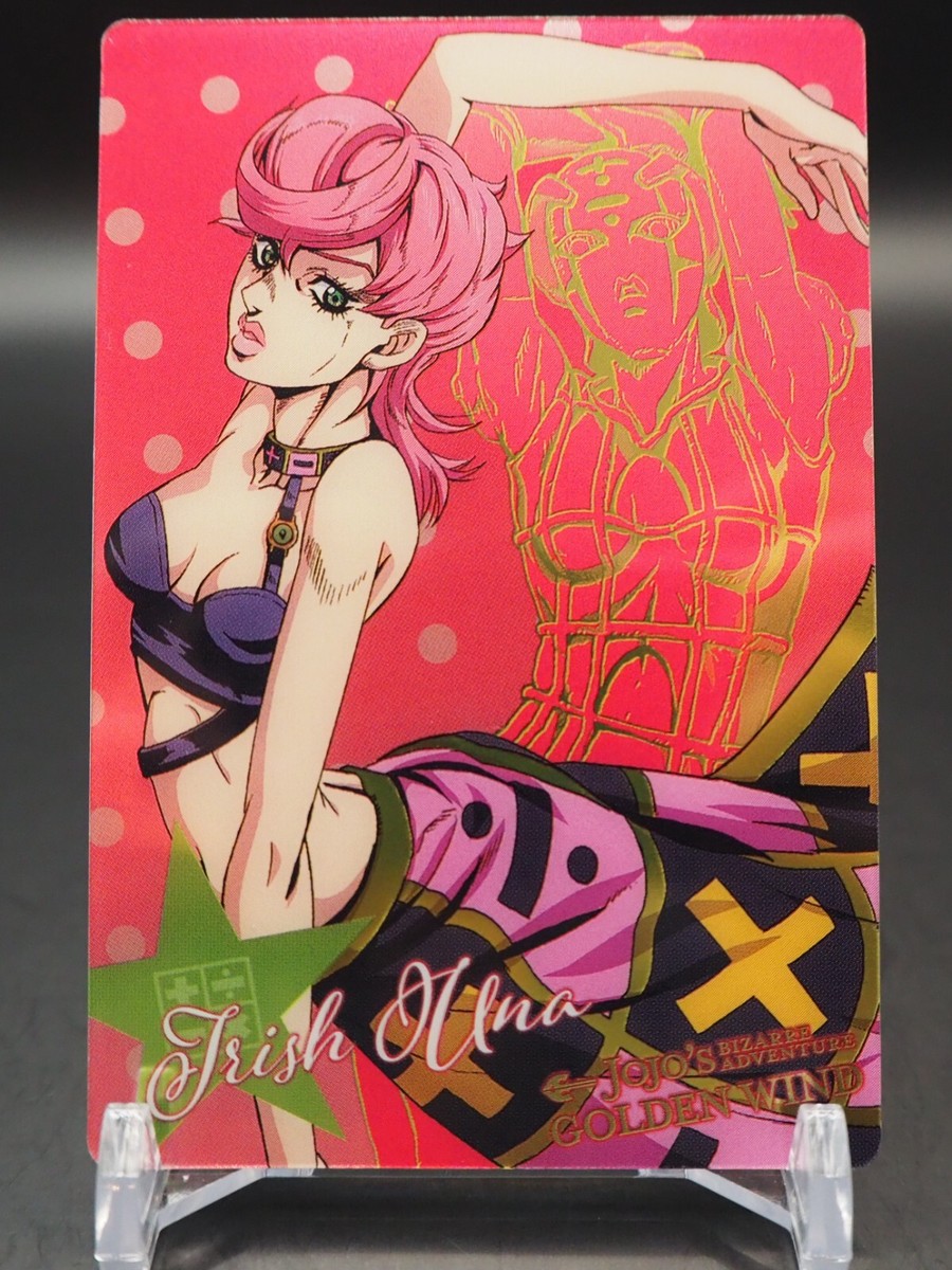 Trish Una JoJo's Bizarre Adventure Wafer Card Golden Wind No.03