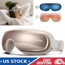 RENPHO Eye Massager with Heat & Cooling, Eyeris 3 Voice Control Gift for Mom NEW