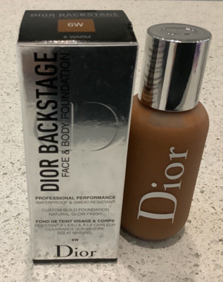 Dior Backstage Face Body Custom Build Waterproof Foundation 6W 6 Warm BNIB
