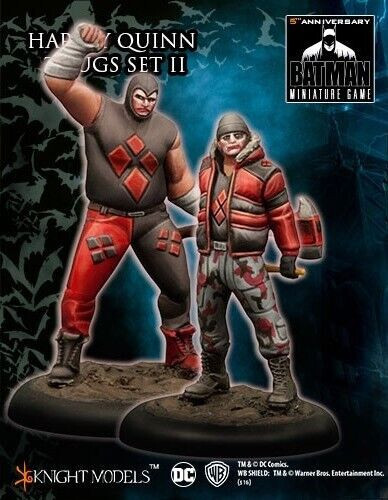 Миниатюрная игровая модель рыцаря Batman 35DC145 Harley Quinns Thugs Set #2 (металл)