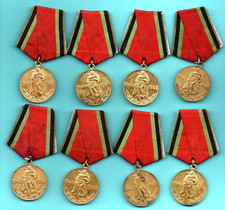 Lot of 14 Soviet Military Medals - 20 Years Anniversary of the Victory WW II 657