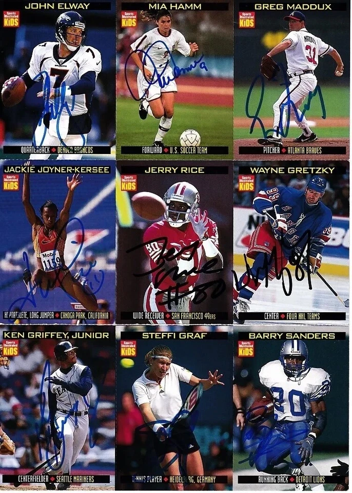Uncut Sports Trading Card Sheets