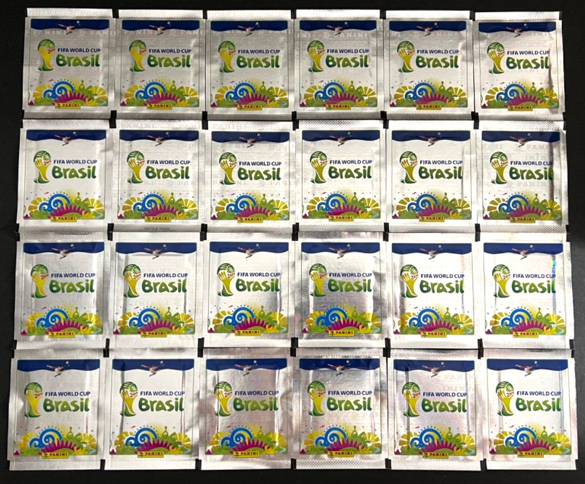 Panini Brazil 2014 World Cup Soccer 24 Packets Look for Messi
