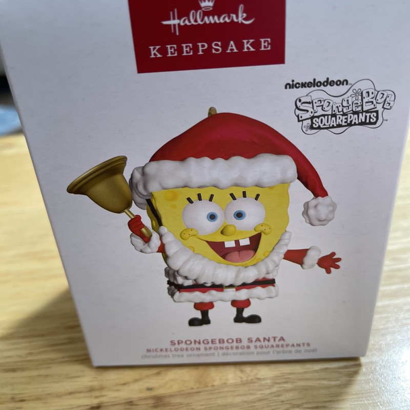 Hallmark Keepsake Ornament SpongeBob Santa 2023