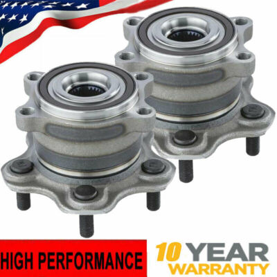 Pair Rear Wheel Bearing Hub for 15-19 Infiniti QX60 Nissan Murano Pathfinder AWD