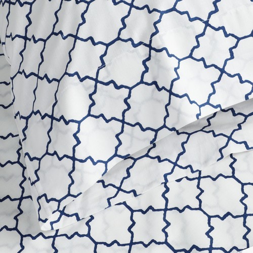 Cotton Sheet Set Full Queen King Size Fitted Flat Sheets 200 Thread Count Luxury - Picture 117 of 153