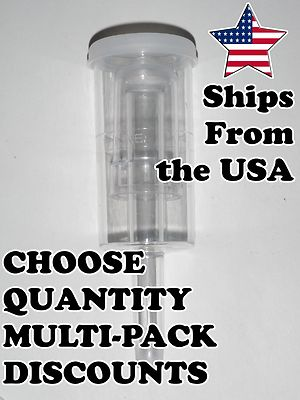 #ad Pick 1 1000 3 Piece Cylinder Airlock Airlocks Home Brew Wine Moonshine Beer $8.99