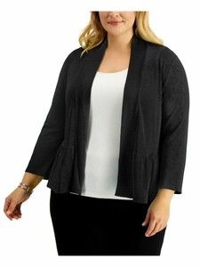 black cardigan thin