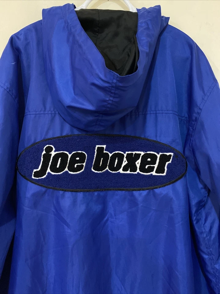Chaqueta Joe Boxer Anorak Para Hombre Grande Bordada Foto 4 de 4