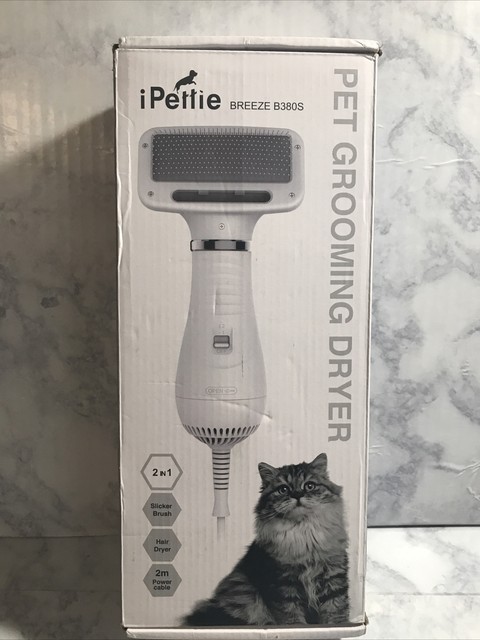 Ipettie Breeze B380S - 2 in 1 Pet Grooming Dryer With Wide-spaced Brush