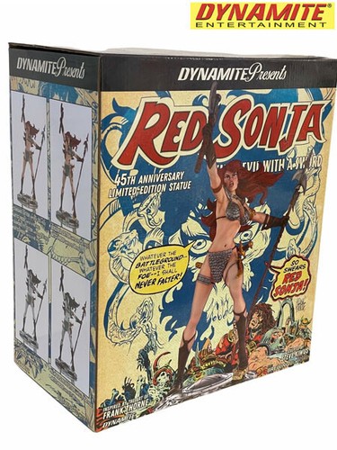 Dynamite Entertainment Red Sonja 45th Anniversary Berserker Variant Statue New - Picture 2 of 2