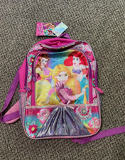 Disney Princesses Girls Pink School Book Bag Backpack