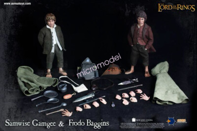 Asmus Toys The Lord of the Rings FRODO SAM 1/6 Action Figure Model ...