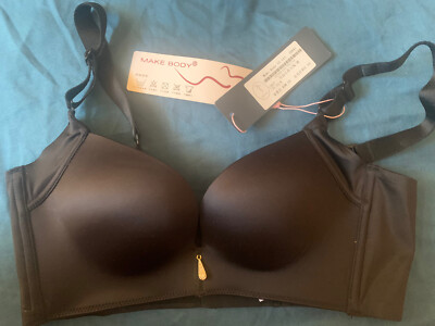 Make Body Push Up Wireless Bra BRAND NEW WITH TAG - Black 34A(75A)