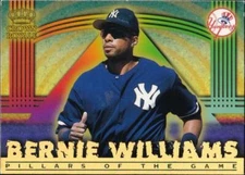 1999 Pacific Crown Royale Pillars of the Game #16 - Bernie Williams