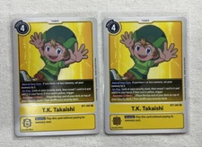 - T.K. Takaishi - BT1-087 2x Rare - Near Mint Digimon TCG (has not been used)