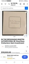 IN THE BEGINNING MARTIN LUTHER KING JR Vinyl Rare Collectors Item Investment