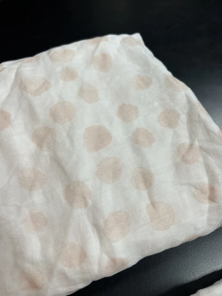 Ferragens de restauração destro bebê criança pontos pintados estrelas berço lençóis rosa elegante menina - Imagem 3 de 4