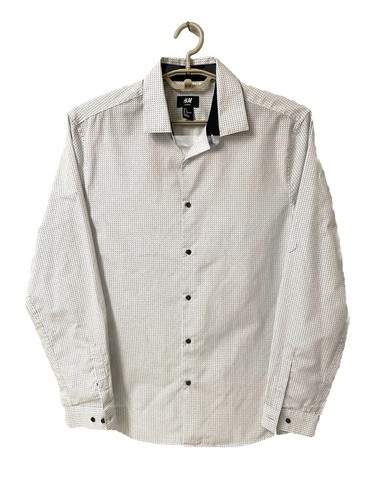 green emerald velvet dress H&M White Button Down Slim Fit Dress Shirt – Recycled Threads main image 0