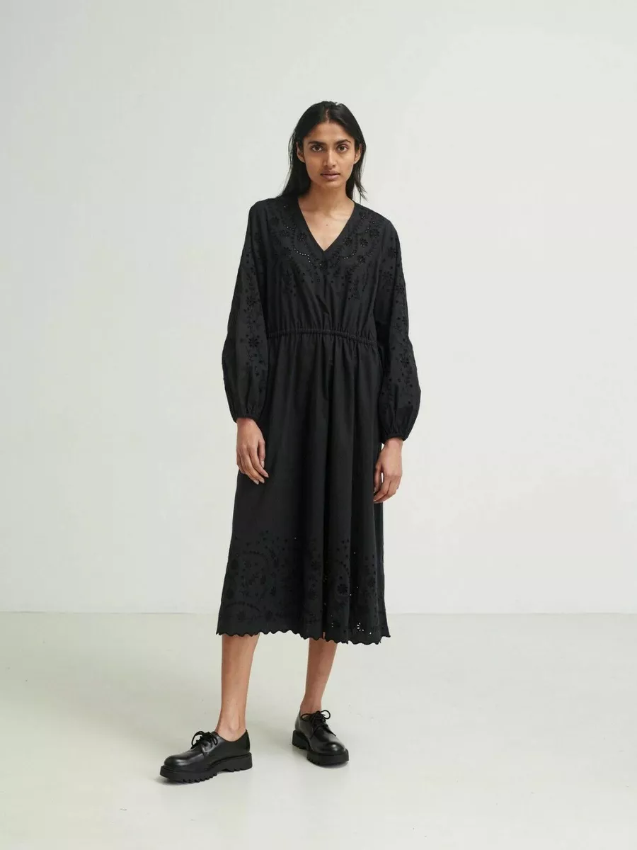 Maggie embroidered 2025 midi dress