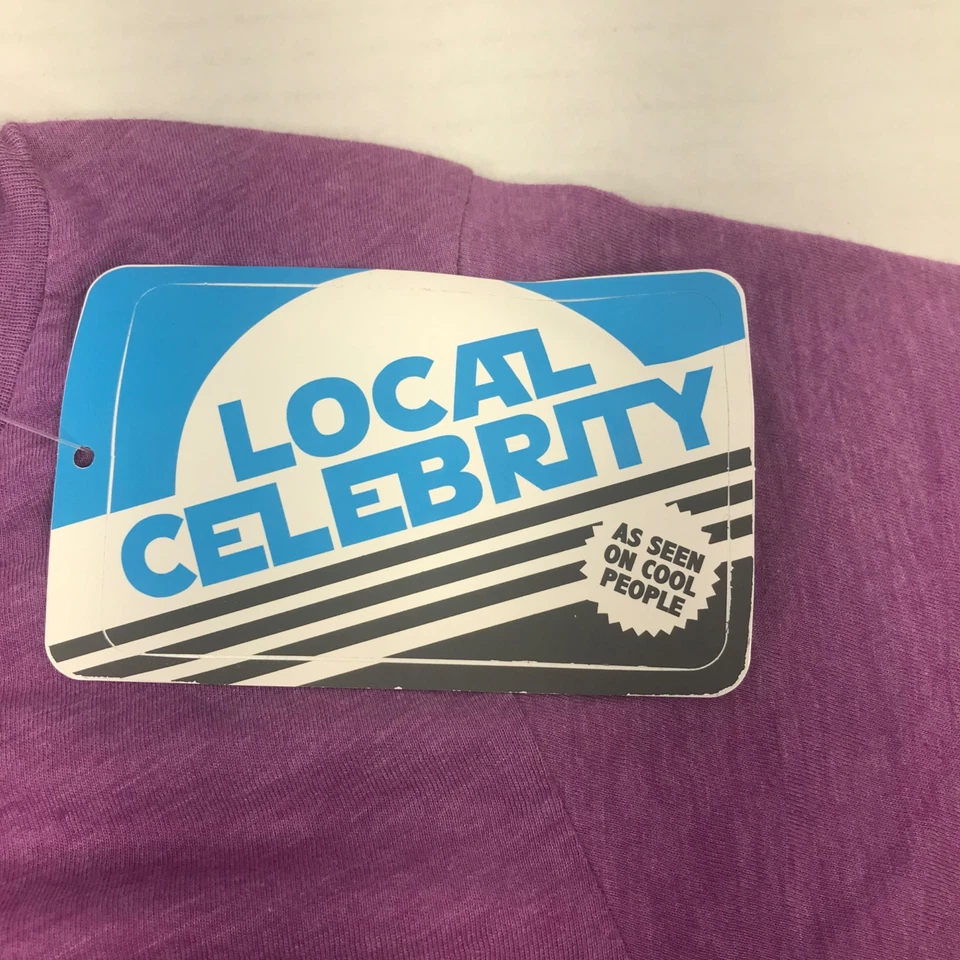 Camiseta manga corta Local Celebrity para mujer talla mediana This Is Your Brain On Love nueva Foto 3 de 4