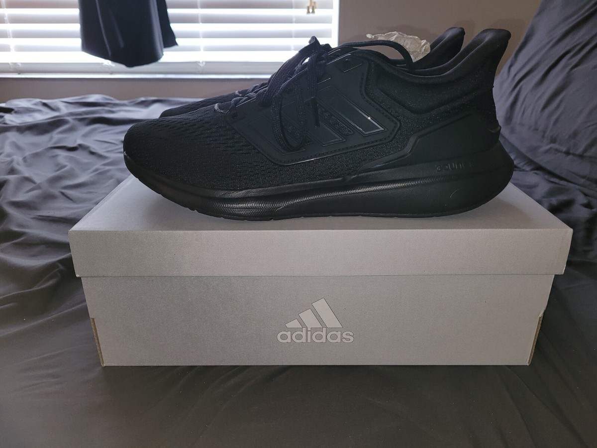 adidas eq21 run shoes men's all black