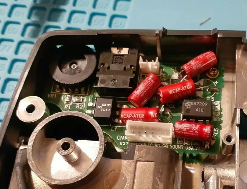 Game Gear Capacitor Kit (Full Replacement | VA0 - VA1) - Image 4 of 4